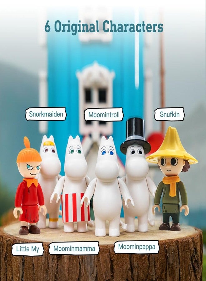 PANTASY Modular Fairytale House Building Set Blue Tower House with Classic Characters, Openable Structure, and Detailed Interior - Home Display Kit for Fans and Adults - Image 5